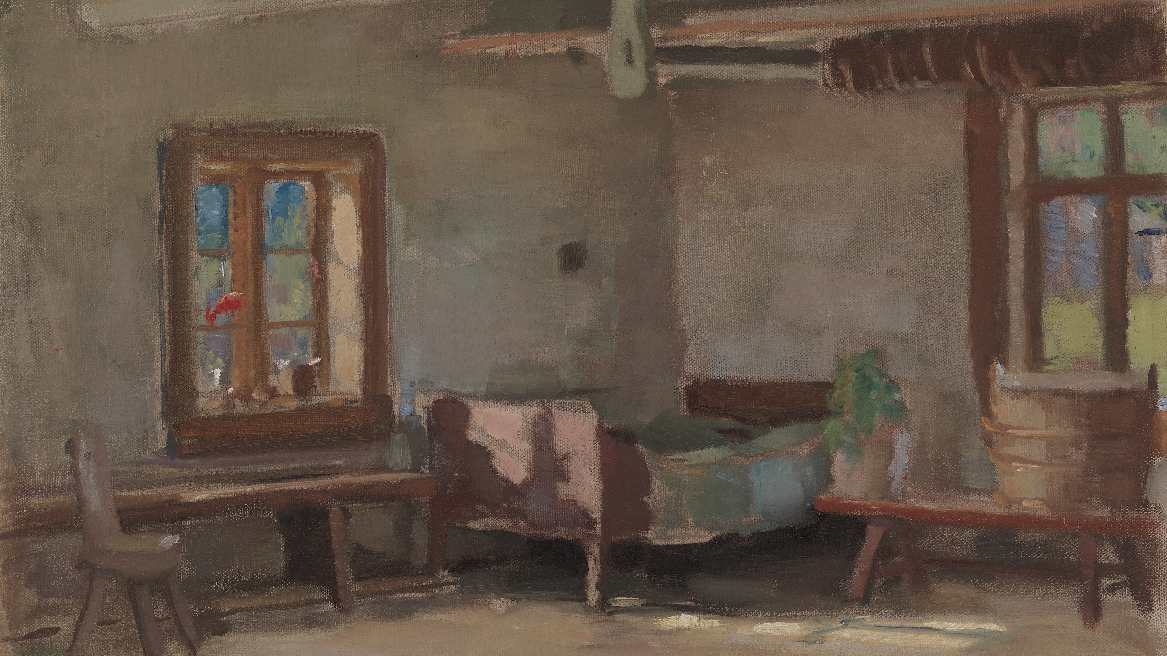 Sunlit Cottage Interior